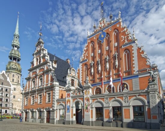 Zentraler Platz in Riga